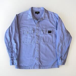 Stan Ray CPO Overshirt Medium Purple Button Up Cotton California Workwear